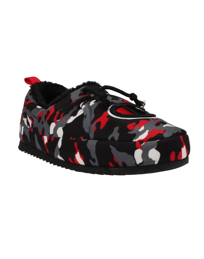 Champion Slippers Heren - Zwart/Rood - University Camo ( 956102-IXB )